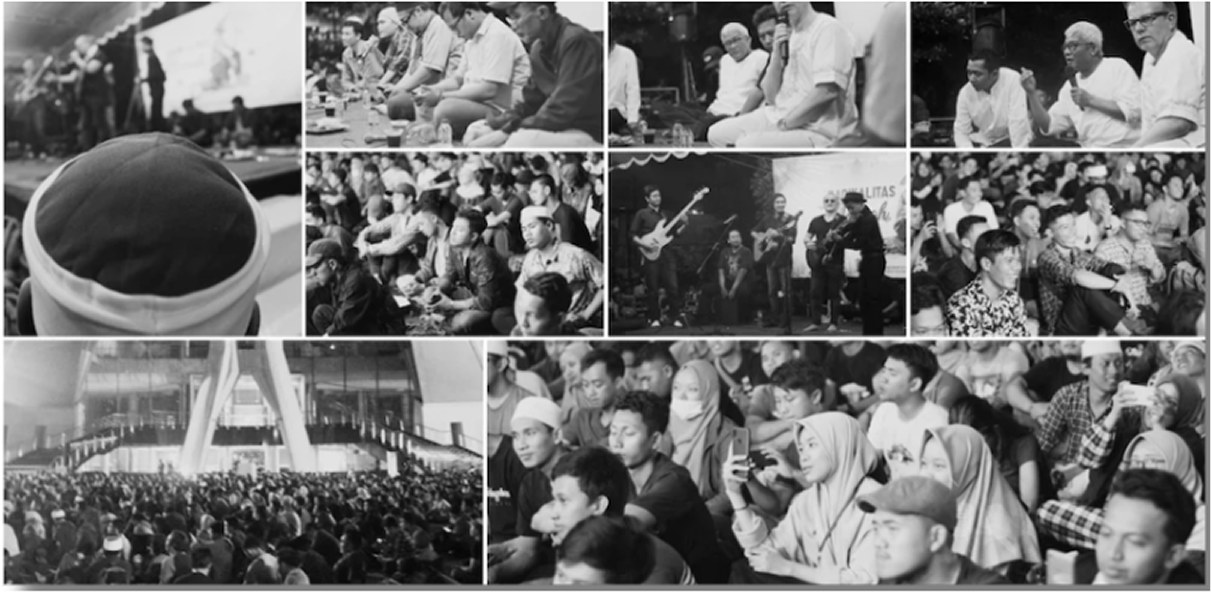 Kumpulan dokumentasi kegiatan Srawung Nusantara di berbagai lokasi